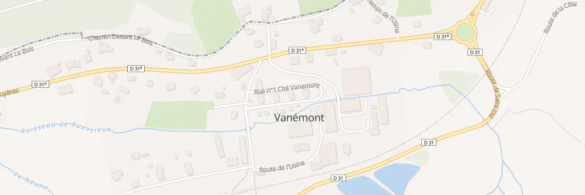 Plan du 66 Rue No 1 Cite Vanemont à La Houssière