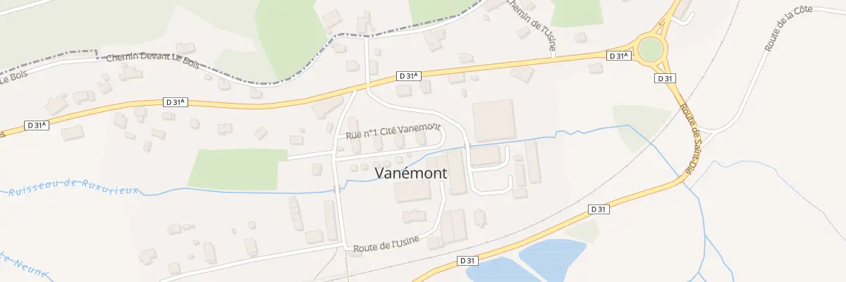 Plan du 90 Rue No 2 Cite Vanemont à La Houssière