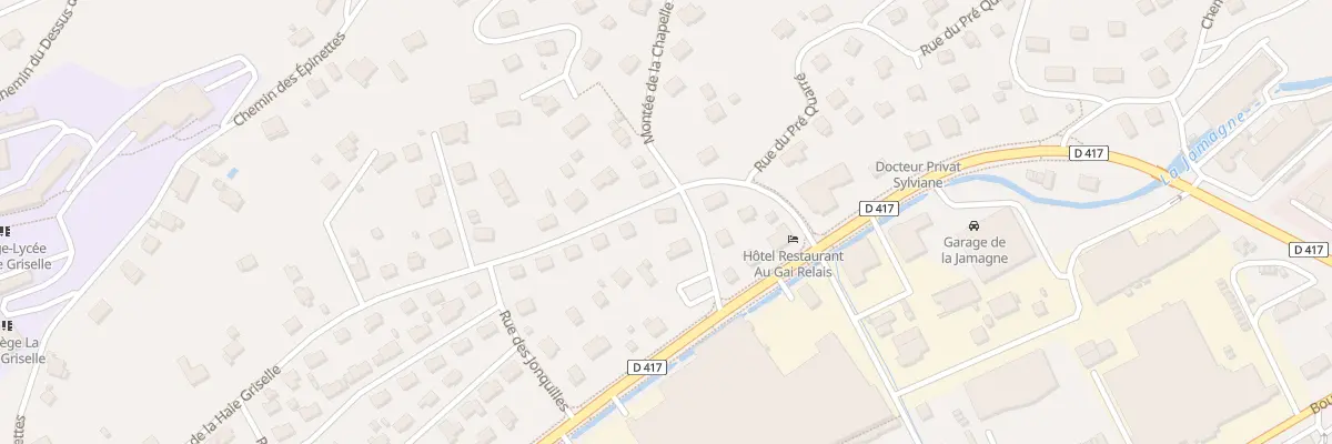 Plan du 58 Rue de la Haie Griselle à Gérardmer
