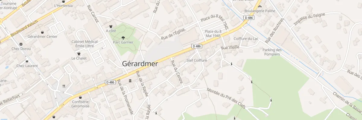 Plan du 58 Rue Charles de Gaulle à Gérardmer