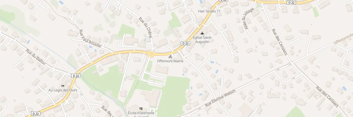 Plan du 98 Rue Aristide Briand à Offemont
