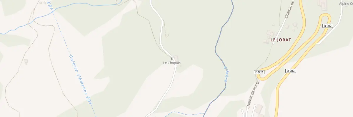 Plan du 245 Rte de l’Epine à Villaroger