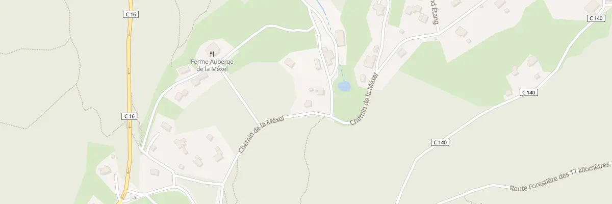 Plan du 56B Che de la Mexel à Gérardmer