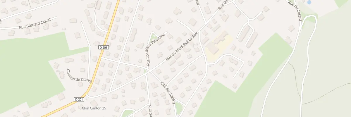 Plan du 31 Rue du Maréchal Leclerc à Damprichard