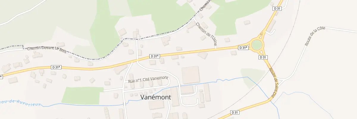 Plan du 116 Rte de Saint-dié à La Houssière
