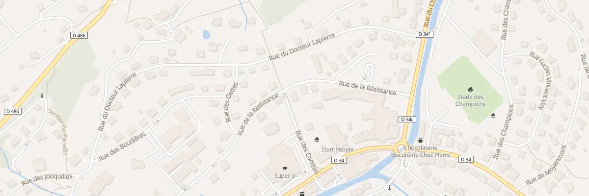 Plan du 10B Rue de la Résistance à La Bresse