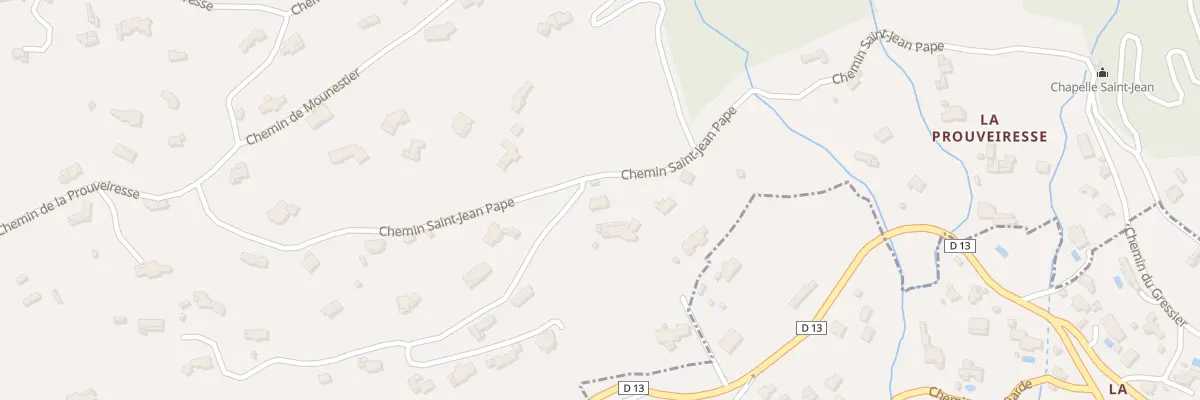 Plan du 406 Che St Jean Pape à Cabris
