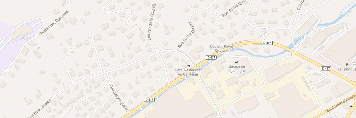 Plan du 62 Rue de la Haie Griselle à Gérardmer
