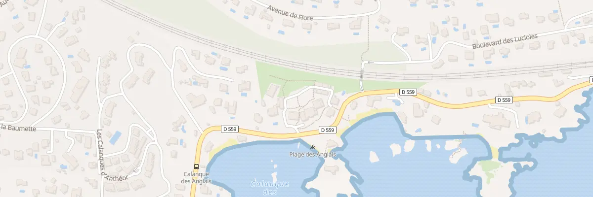 Plan du 933 Bd Eugène Brieux à Saint-Raphaël