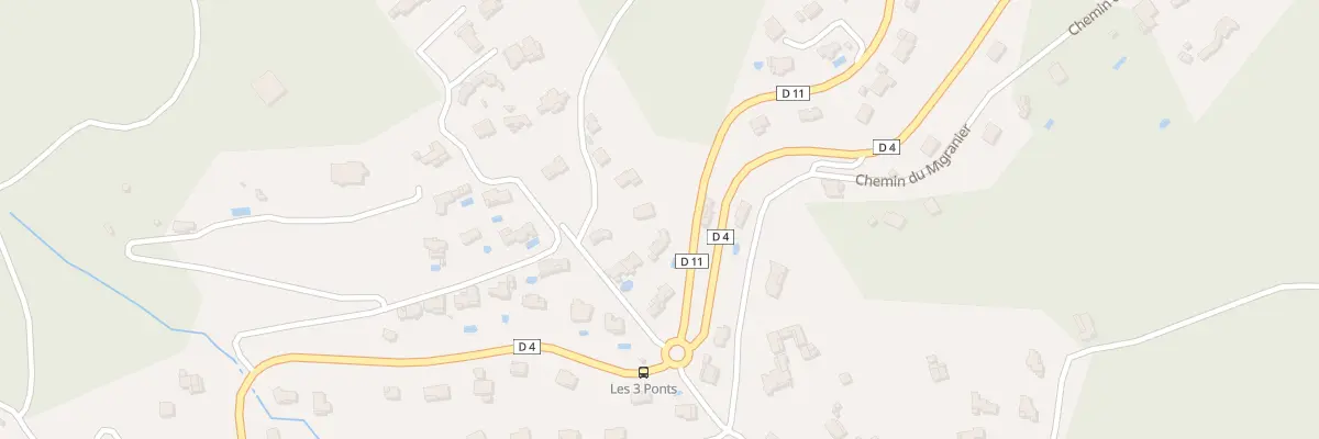 Plan du 11 Rte des Trois Ponts à Cabris