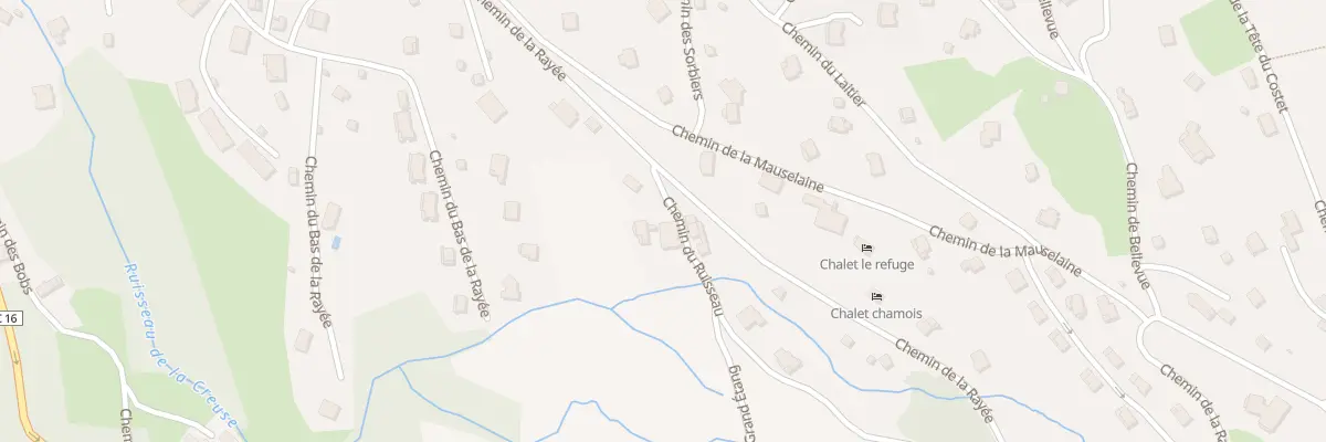 Plan du 2 Che du Ruisseau à Gérardmer