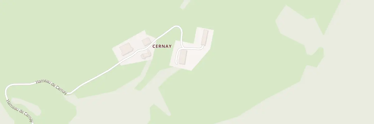 Plan du 5 Hameau de Cernay à Soulce-Cernay