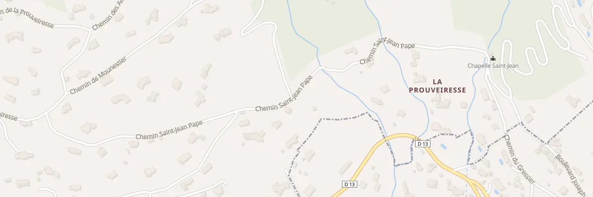 Plan du 476 Che St Jean Pape à Cabris