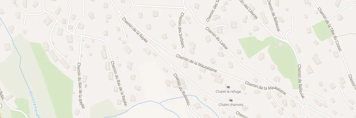 Plan du 109 Che de la Rayée à Gérardmer