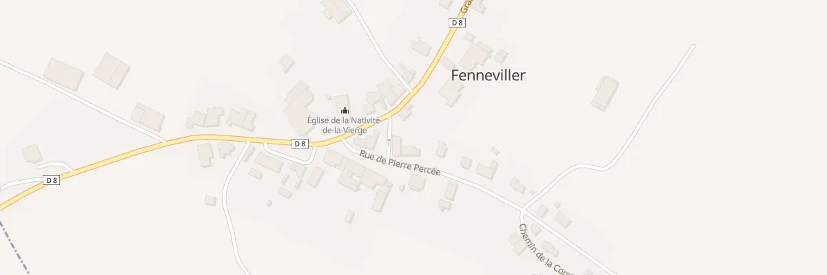 Plan du 3 Rue de Pierre Percee à Fenneviller