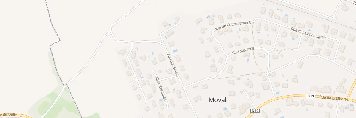Plan du 12 Rue des Soies à Meroux-Moval
