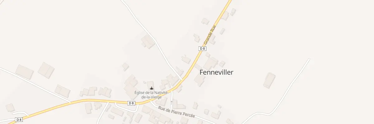 Plan du 8 Rue Grande à Fenneviller