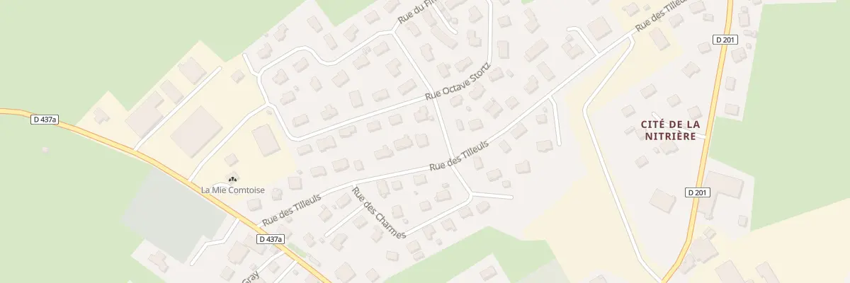 Plan du 17 Rue des Tilleuls à Damprichard