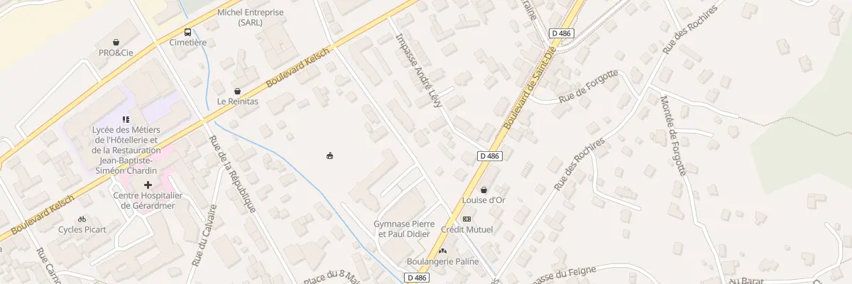 Plan du 14A Rue du Levant à Gérardmer