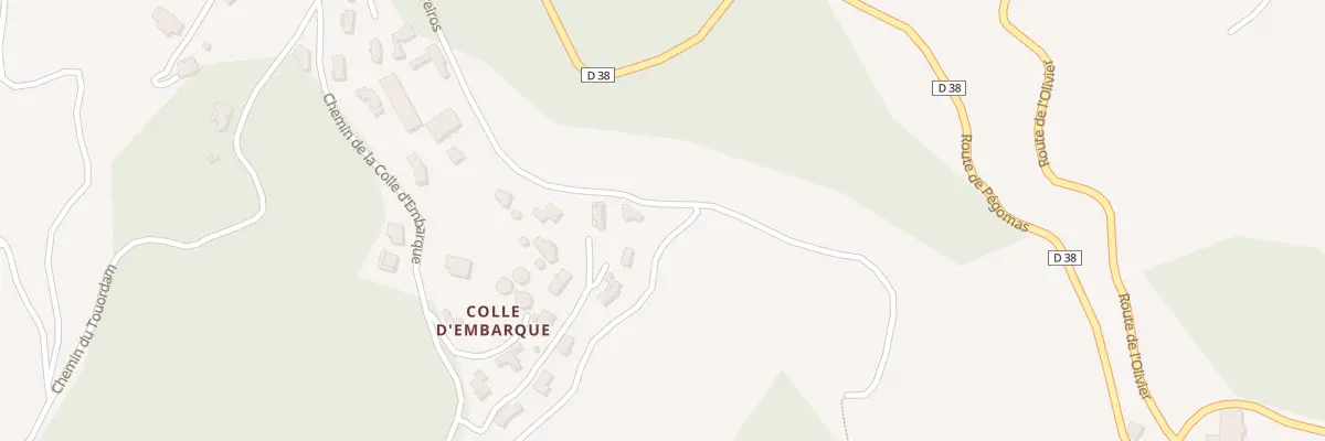 Plan du 731B Colle d’Embarque à Tanneron