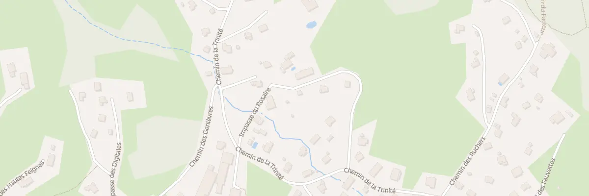 Plan du 8 Imp du Rosaire à Gérardmer