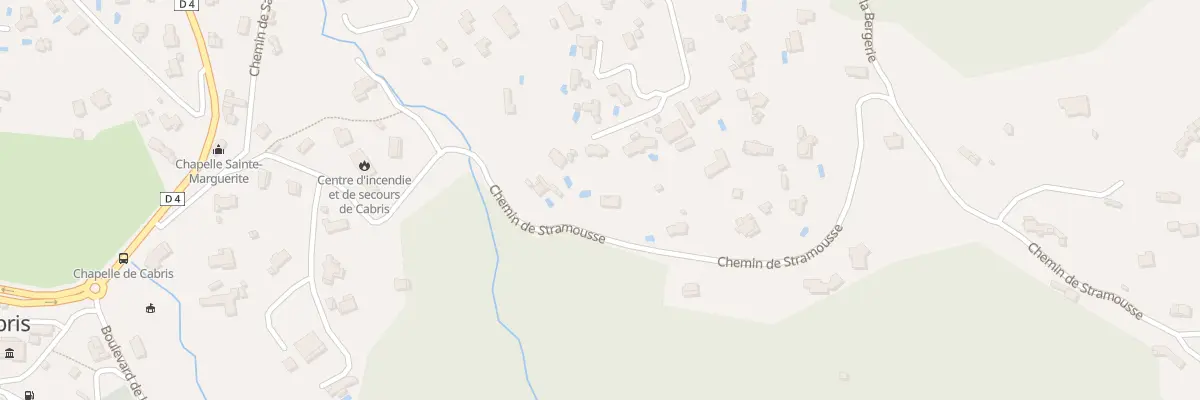 Plan du 475 Che de Stramousse à Cabris