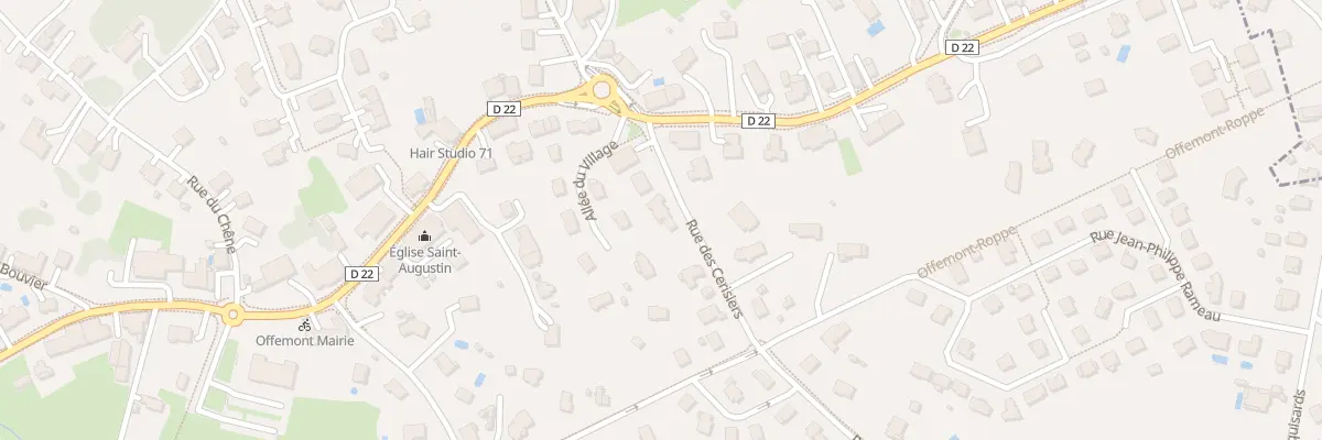 Plan du 4 Rue des Cerisiers à Offemont