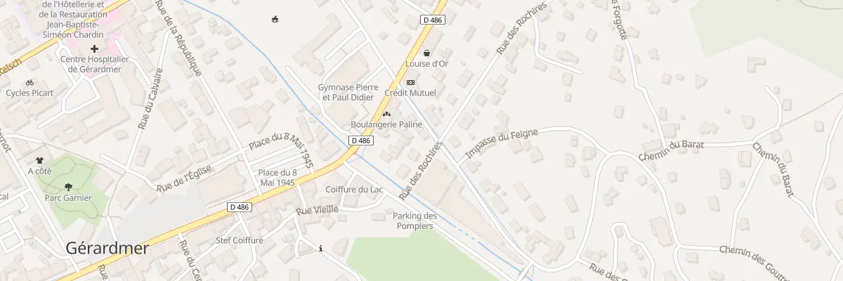 Plan du 3 Rue Antoine Gley à Gérardmer