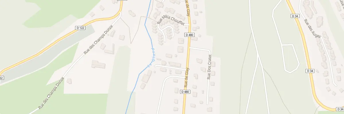 Plan du 22 Rue de Glay à Hérimoncourt