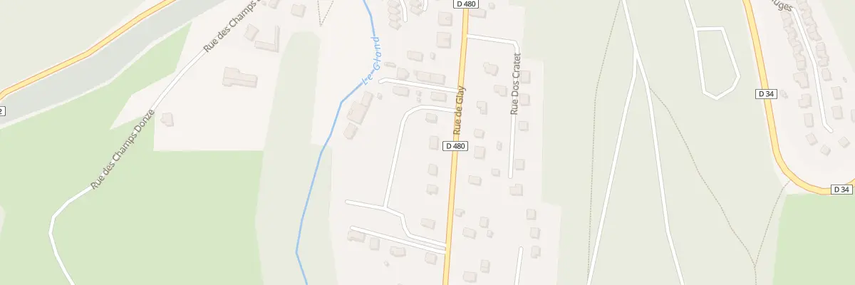 Plan du 32 Rue de Glay à Hérimoncourt