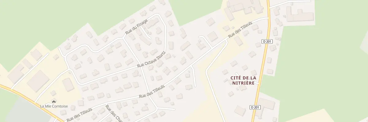 Plan du 27 Rue des Tilleuls à Damprichard