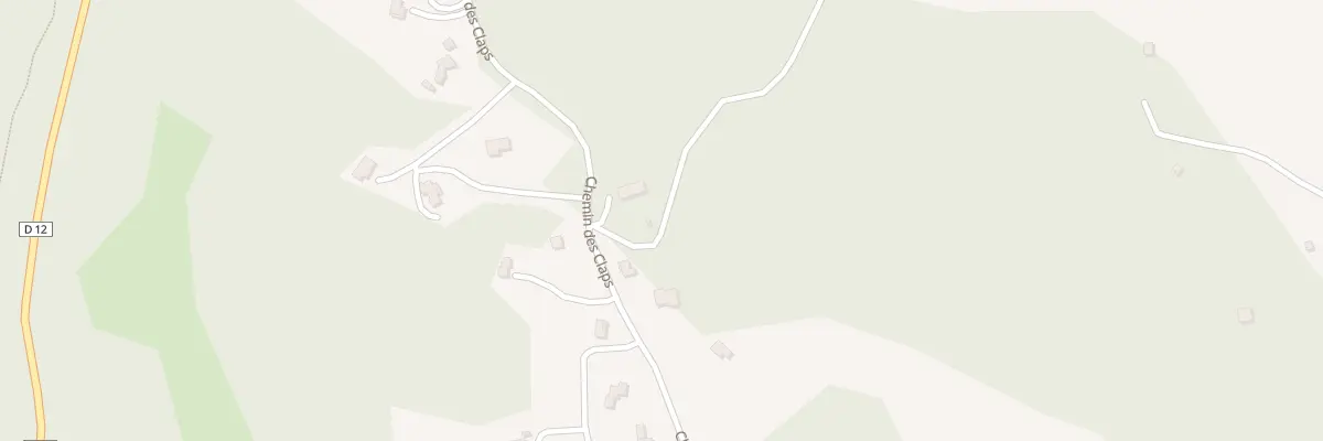 Plan du 55 Che des Claps à Caussols