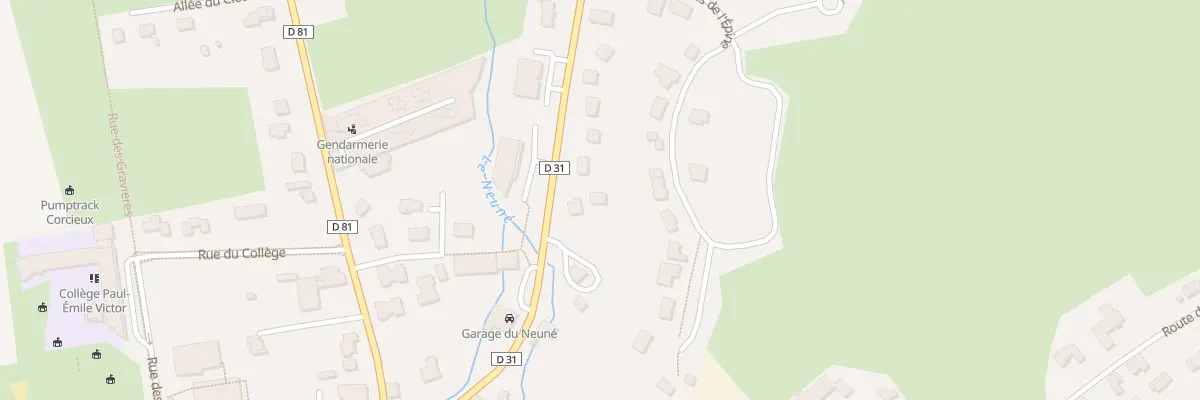 Plan du 234 Rue de la Gare à Corcieux