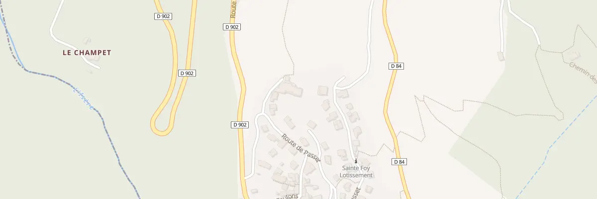 Plan du 54 Che des Combes à Sainte-Foy-Tarentaise