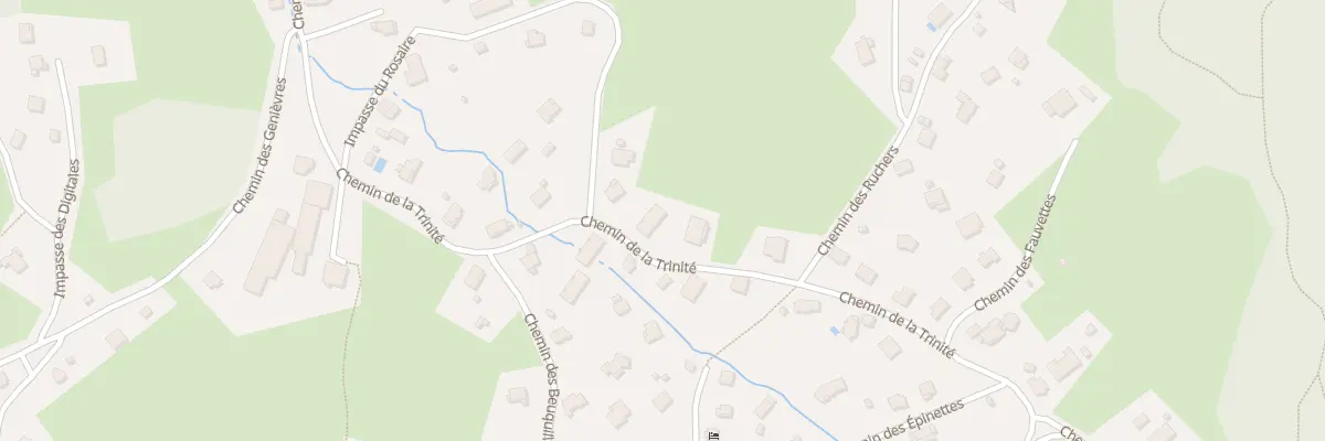 Plan du 100 Che de la Trinité à Gérardmer