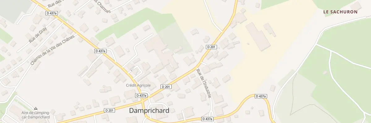 Plan du 13 Rue du Professeur Grammont à Damprichard