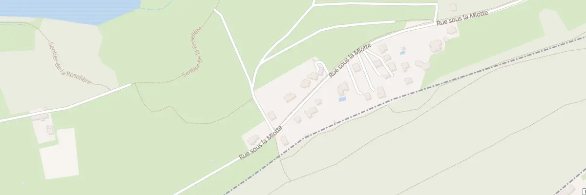 Plan du 43 Rue sous la Miotte à Lacollonge
