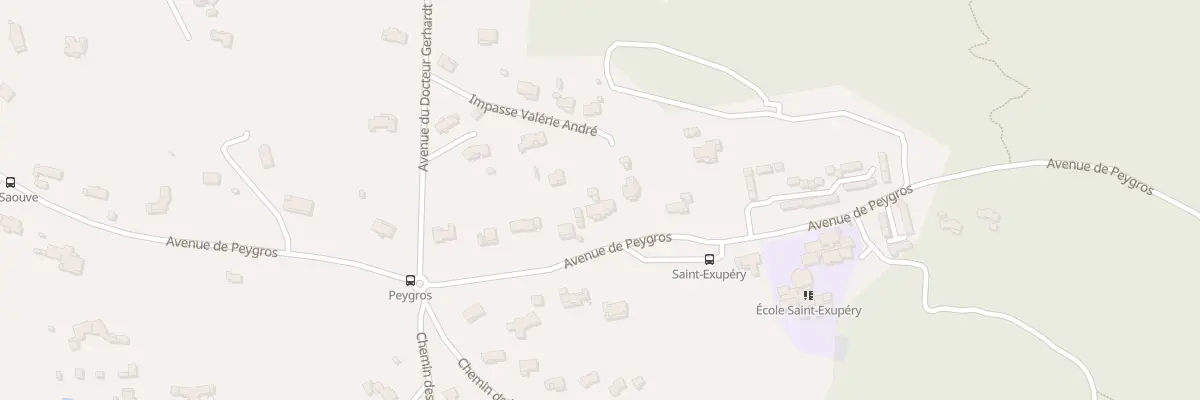 Plan du 235 Av de Peygros à Peymeinade