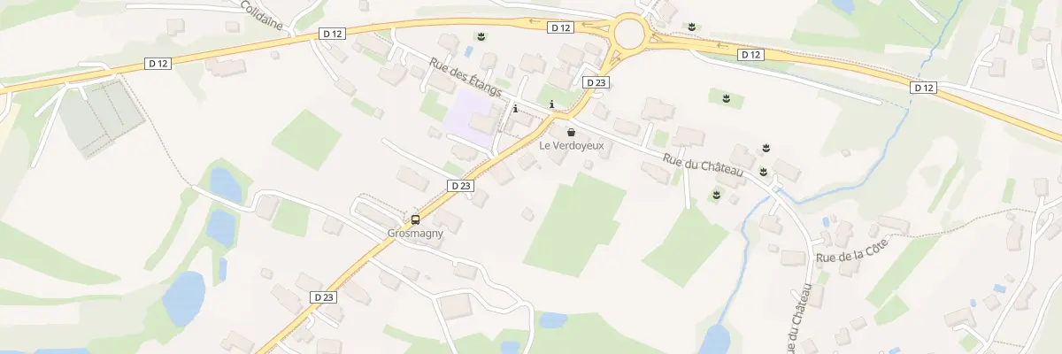 Plan du 1 Rue de l’Eglise à Grosmagny