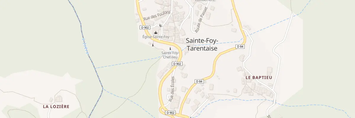 Plan du 226C Rte des Villages à Sainte-Foy-Tarentaise