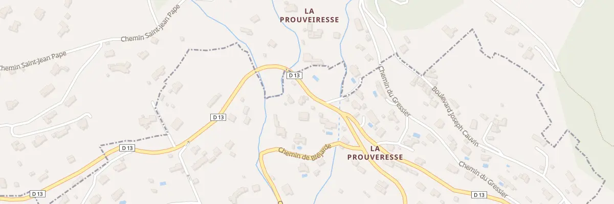 Plan du 55 Bd des Cinq Communes à Peymeinade