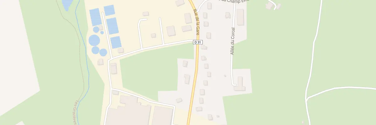Plan du 937 Rue de la Gare à Corcieux