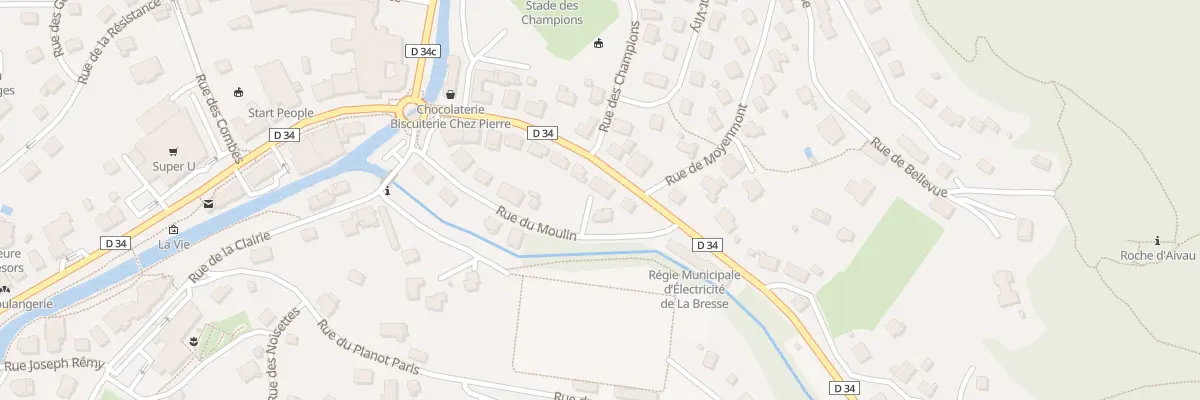 Plan du 14 Rue du Hohneck à La Bresse