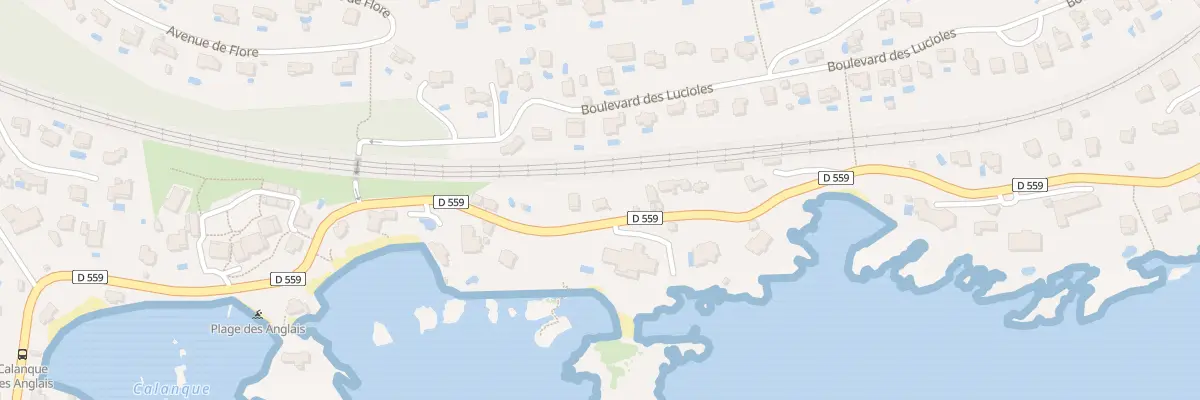 Plan du 1329 Bd Eugène Brieux à Saint-Raphaël