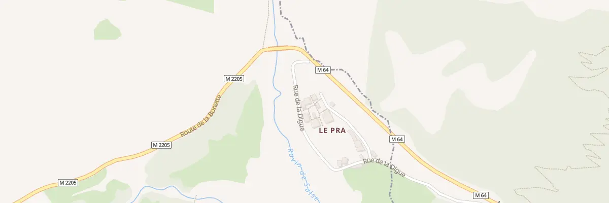 Plan du 5082 Hameau du Pra à Saint-Dalmas-le-Selvage