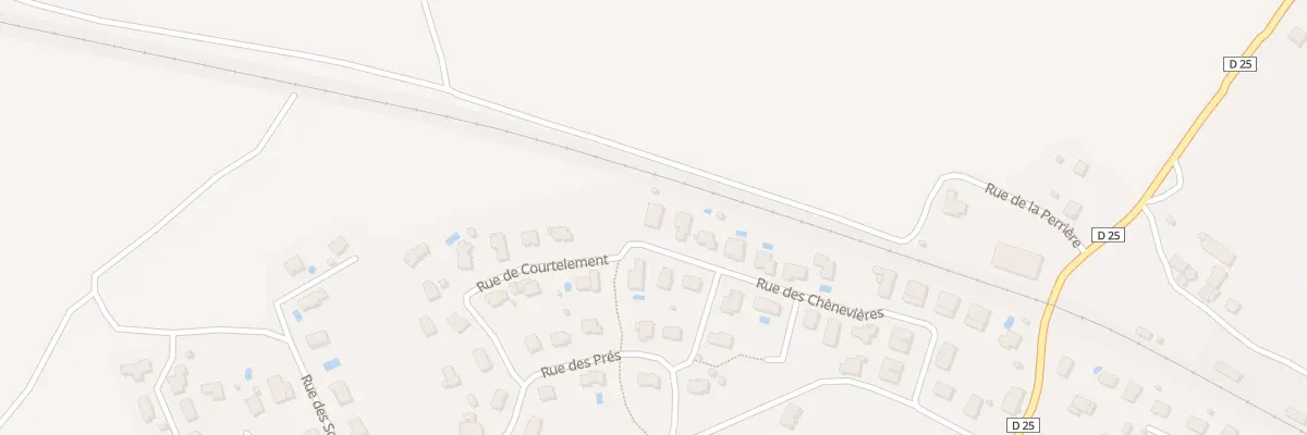 Plan du 21 Rue de Courtelement à Meroux-Moval