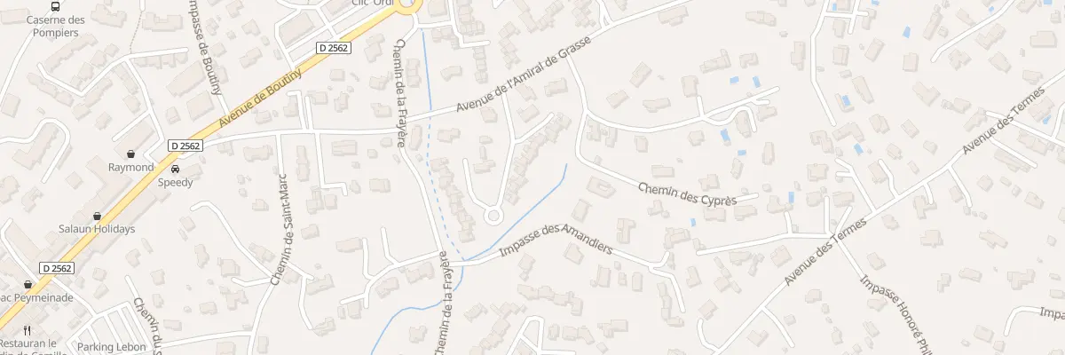 Plan du 28 Av Amiral de Grasse à Peymeinade