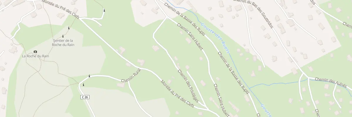 Plan du 16 Che des Privileges à Gérardmer