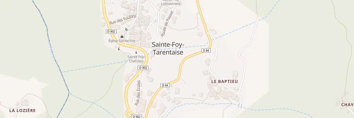 Plan du 203 Rte des Villages à Sainte-Foy-Tarentaise