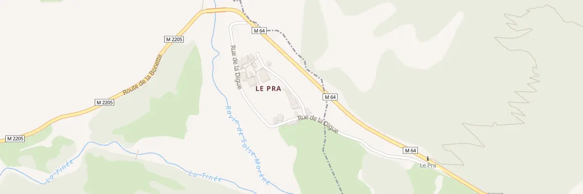 Plan du 5075 Hameau du Pra à Saint-Dalmas-le-Selvage
